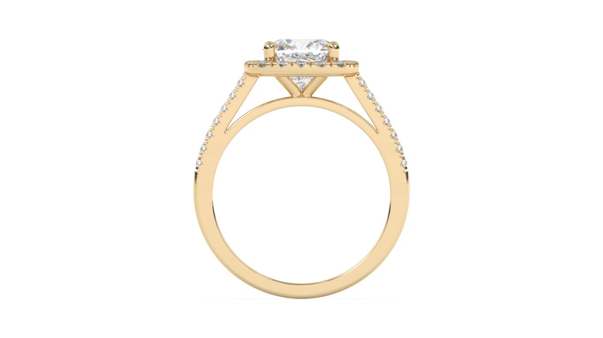 Setting The Signature Cushion - Cut Halo Ring - HP Diamond Jewellery