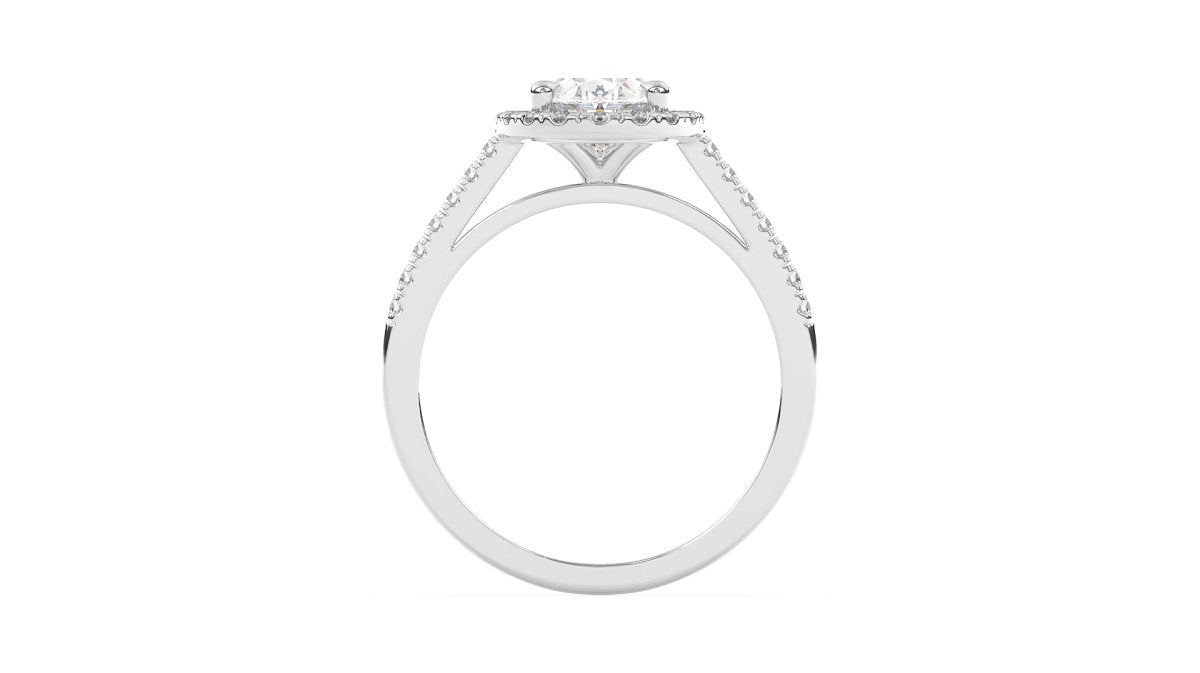 Setting The Signature Oval Halo Ring - HP Diamond Jewellery
