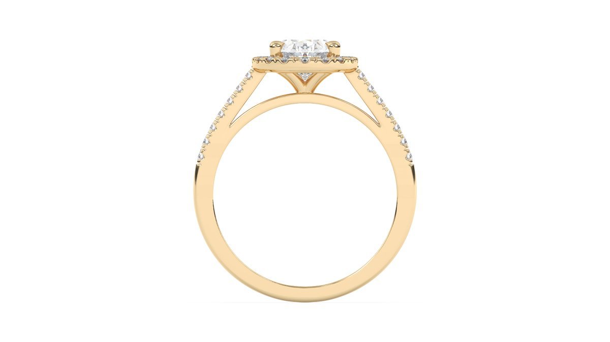 Setting The Signature Oval Halo Ring - HP Diamond Jewellery