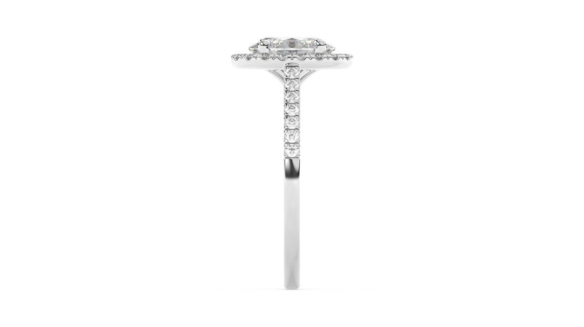 Setting The Signature Oval Halo Ring - HP Diamond Jewellery