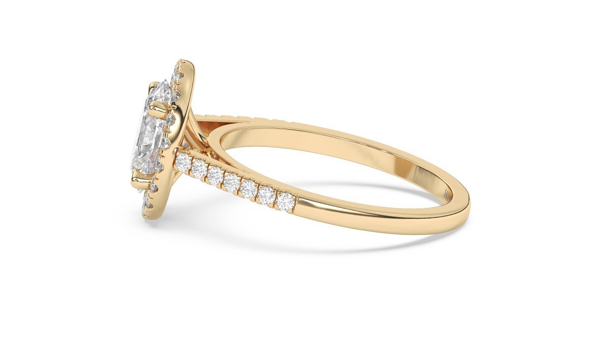 Setting The Signature Oval Halo Ring - HP Diamond Jewellery