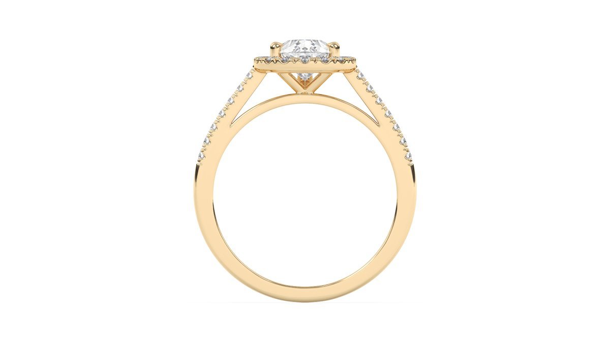 Setting The Signature Pear Shaped Halo Ring - HP Diamond Jewellery