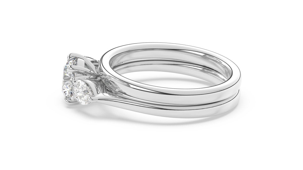 Rings 2mm Traditional Comfort Fit Wedding Band in White Gold - HOUSE PRESTON