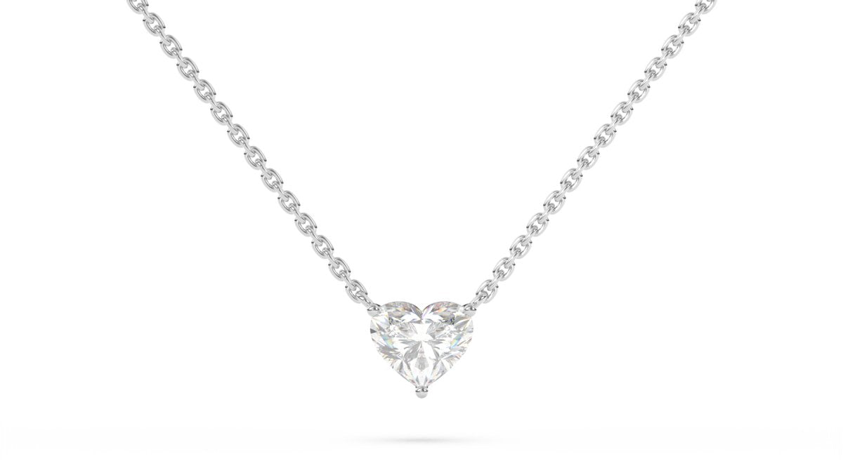 Necklaces Chelsea Heart Necklace in Yellow Gold - HOUSE PRESTON