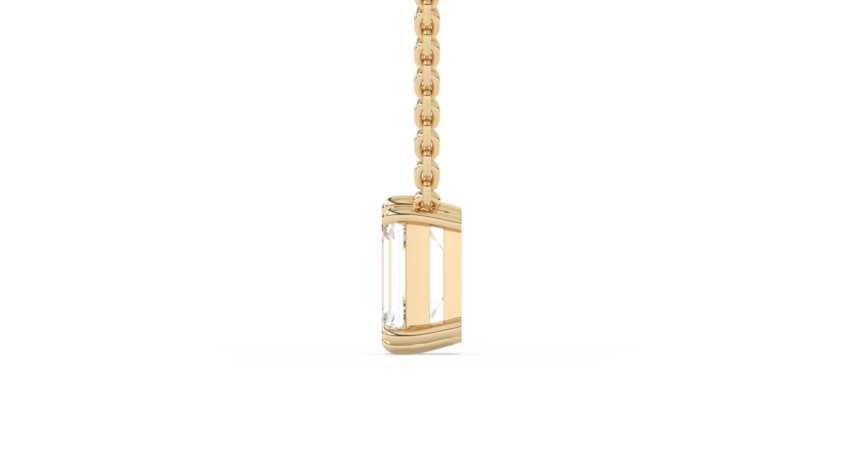 Necklaces Ebury Emerald Pendant in Yellow Gold - HOUSE PRESTON