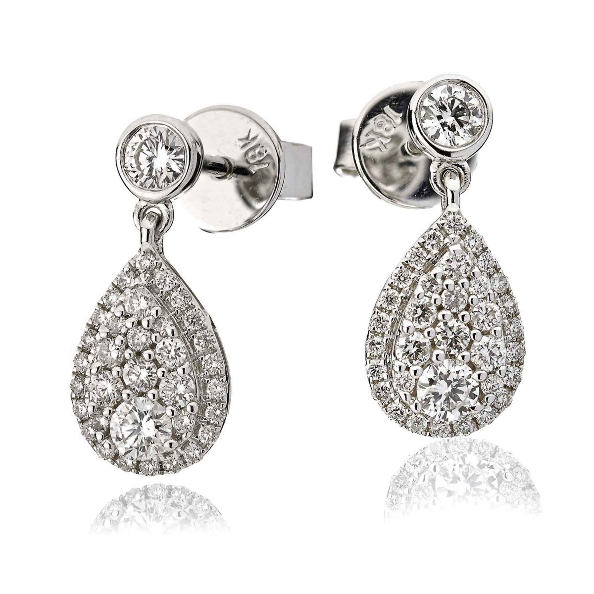 Earrings Faith Drop Earrings - HP Diamond Jewellery