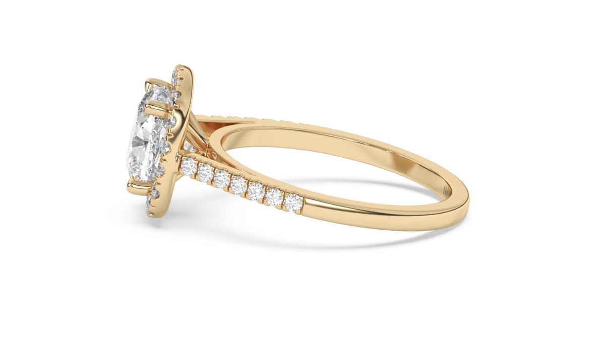 Setting The Signature Cushion - Cut Halo Ring - HP Diamond Jewellery