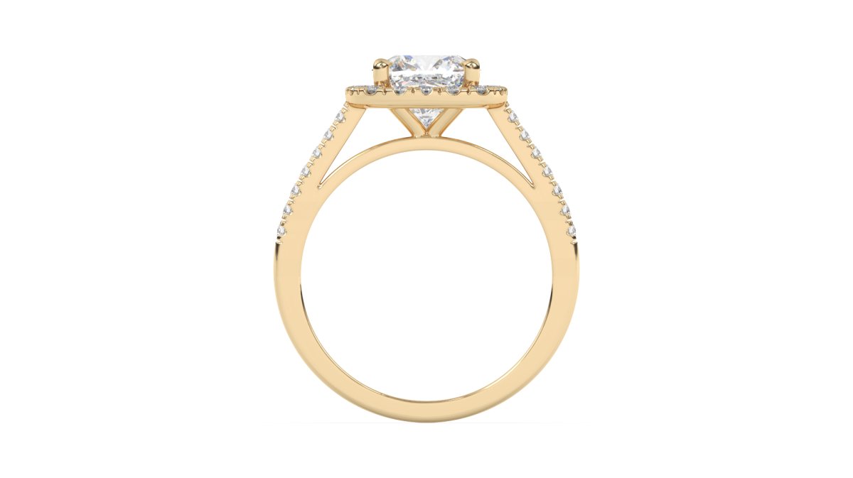 Setting The Signature Cushion - Cut Halo Ring - HP Diamond Jewellery