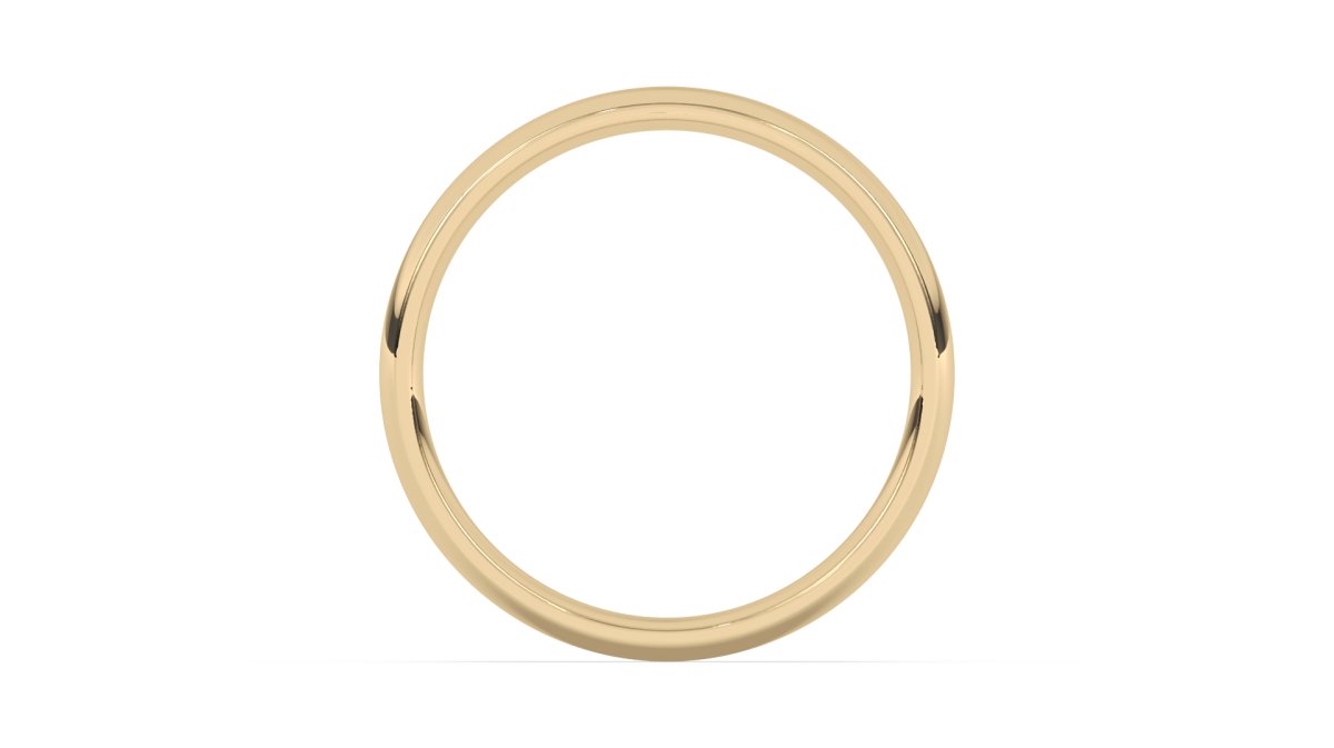 Rings 4mm Traditional Comfort Fit Wedding Band in Yellow Gold - HOUSE PRESTON