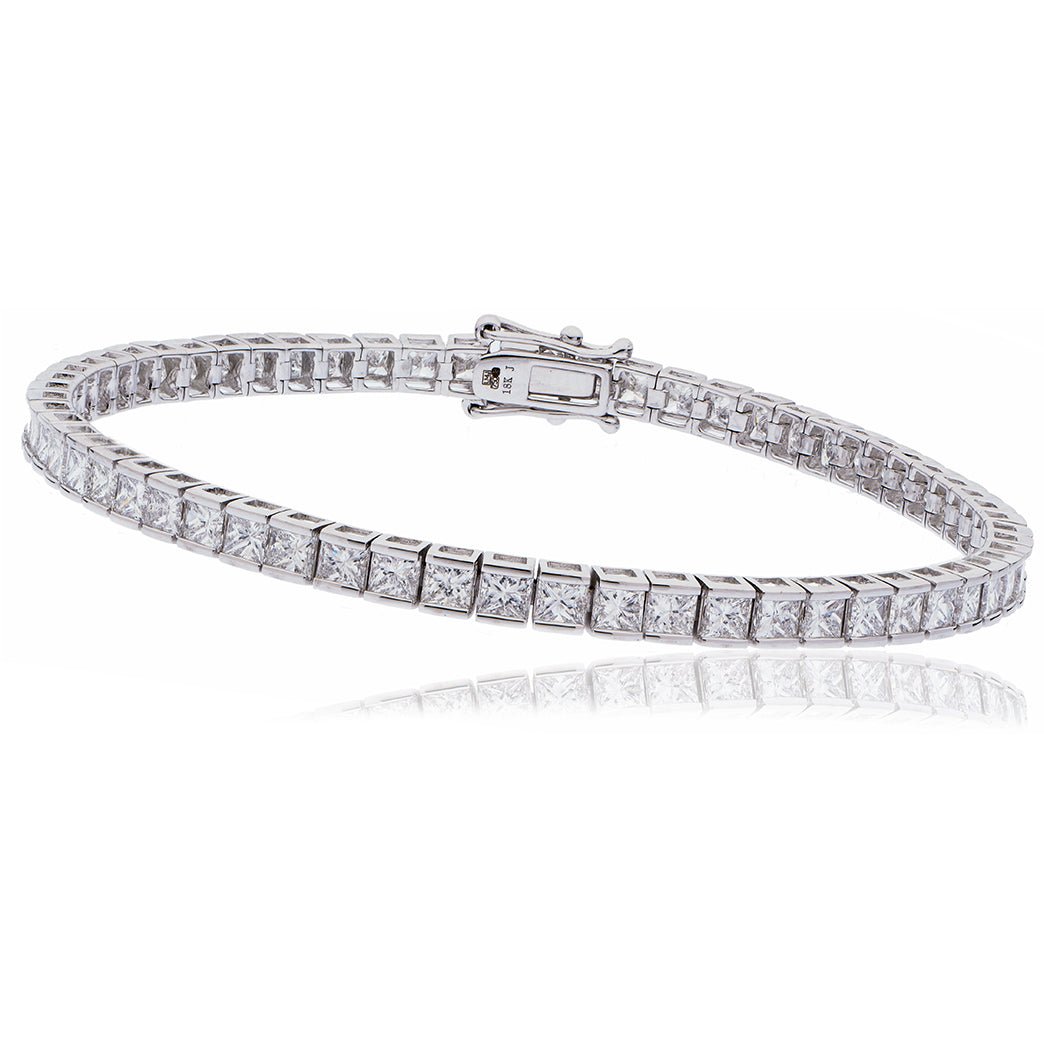 Bracelets Princess Cut Tennis Bracelet - HOUSE PRESTON